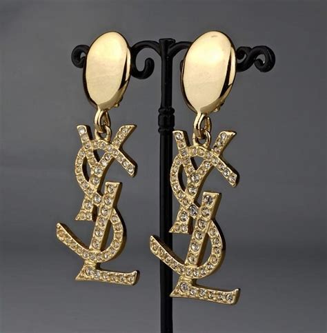 women's ysl earrings|ysl earrings sale.